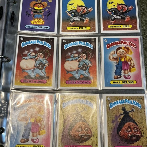 1986 GARBAGE PAIL KIDS OS3 Series 3 Complete Card Set W/ Album! 84 To 124 A&B! - Picture 9 of 10
